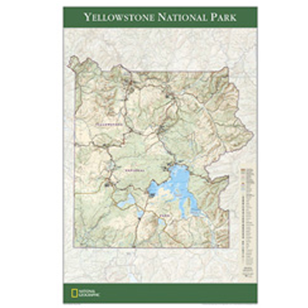 Poster NATIONAL GEOGRAPHIC „YELLOWSTONE NATIONAL PARK“
